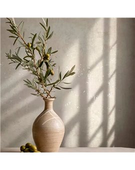 Ref.AB2498 estancia decorada con textura estuco Nácar y fondo Beige, absolute