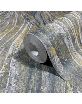 Ref.AB2496 foto de ambiente ondas marmoleadas absolute fondo Gris con Ocre