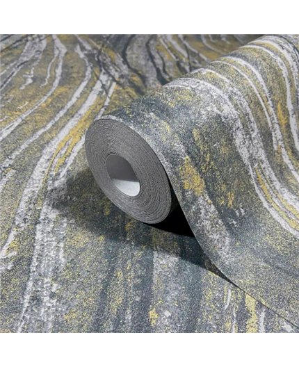 Ref.AB2496 foto de ambiente ondas marmoleadas absolute fondo Gris con Ocre