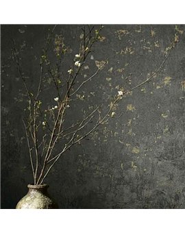 Ref.AB2373 estancia decorada con textura cemento Dorado y fondo Gris, absolute
