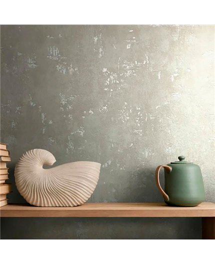 Ref.AB2370 estancia decorada con textura cemento Nácar y fondo Beige, absolute