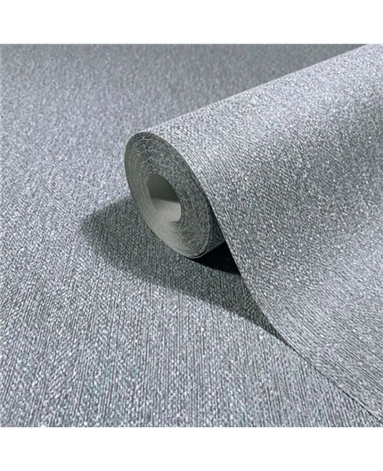 Ref.AB2537 ambiente real de rayado fino absolute, sobre fondo Gris en tonos Plateado