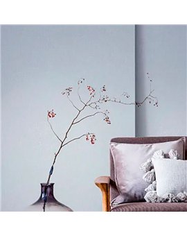 Ref.AB2542 ambiente con absolute efecto lino Blanco Roto y Plateado sobre fondo Gris