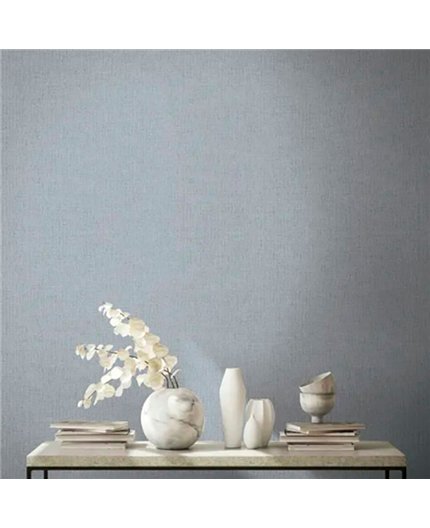 Ref.AB2543 estancia decorada con efecto lino Gris y Plateado y fondo Topo, absolute