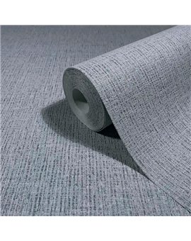 Ref.AB2543 ambiente real de efecto lino absolute, sobre fondo Topo en tonos Gris y Plateado