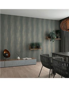 Ref.AB2230 estancia decorada con textura veladura Brillos y Cobre y fondo Gris, absolute