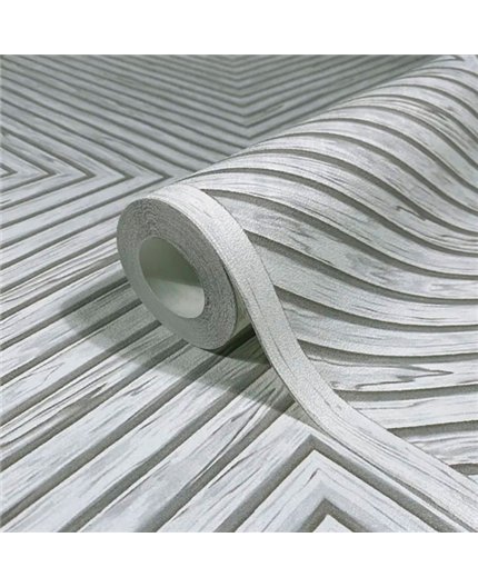 Ref.AB9021 foto de ambiente madera geométrica absolute fondo Blanco Roto con Topo