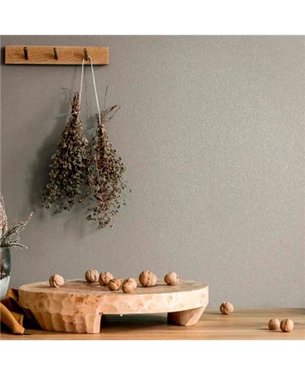 Ref.AB2516 estancia decorada con liso granulado en Topo, absolute
