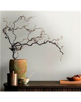 Ref.AB0648 estancia decorada con rayado sutil Nacarado y fondo Blanco Roto, absolute